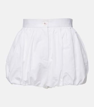 Shorts in popeline di cotone a vita alta | Dolce&Gabbana