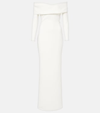 Lyla crêpe gown | Solace London