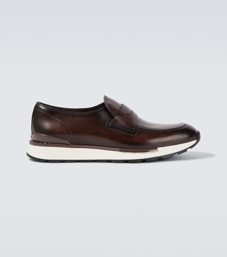Fast Track leather penny loafers | Berluti