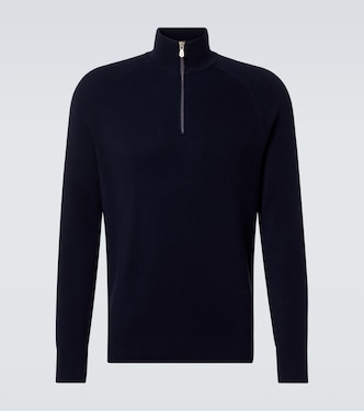 Half-zip cotton sweater | Brunello Cucinelli