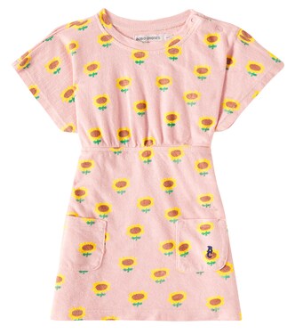 Baby Sunflower cotton jersey dress | Bobo Choses