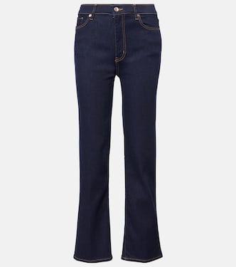 Le Sleek high-rise straight jeans | Frame