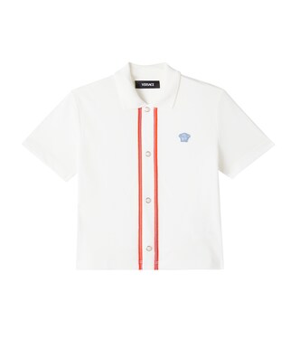 La Medusa cotton polo shirt | Versace Kids