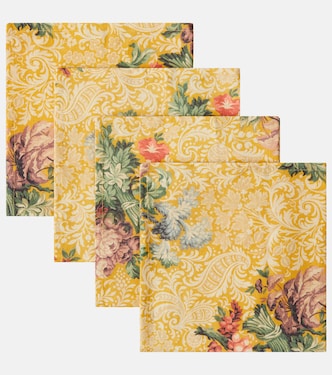 طقم مناديل سفرة Peonia عدد 4 | Cabana