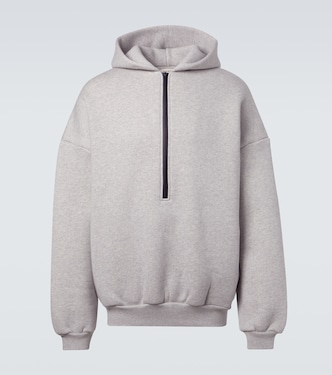 Cotton-blend half-zip hoodie | Fear of God