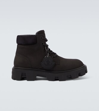 Peak City leather ankle boots | Moncler