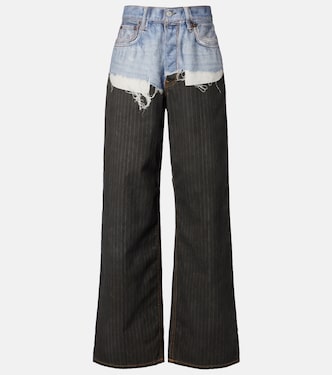 1981 chalk stripe wide-leg jeans | Acne Studios