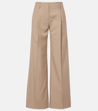 Halima wool-blend gabardine wide-leg pants | Proenza Schouler