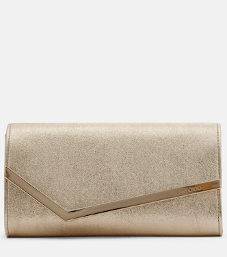 Clutch Emmie Small aus Metallic-Leder | Jimmy Choo