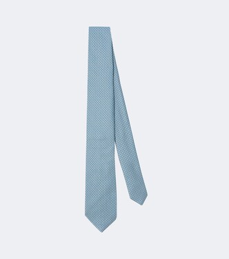 Silk jacquard tie | Brioni