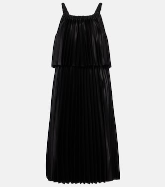 Satin midi dress | Noir Kei Ninomiya