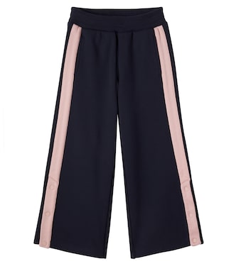 Striped cotton jersey sweatpants | Dolce&Gabbana Kids