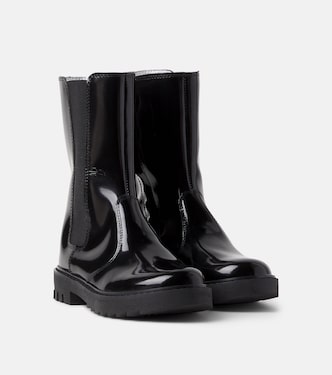 Sid Mid patent leather boots | Pom d'Api