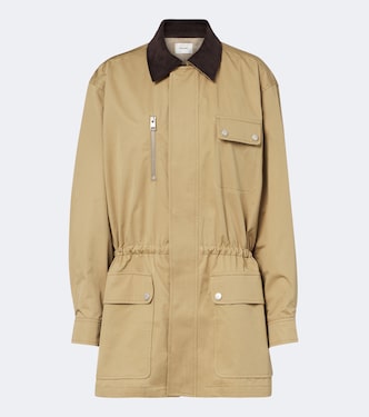 Jacke aus Baumwoll-Twill mit Cord | Frame