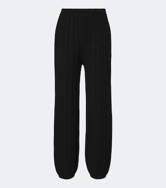 Longitude knitted cotton-blend balloon pants | Eres