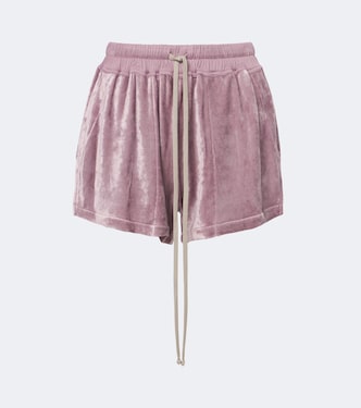 Velvet jersey shorts | Rick Owens
