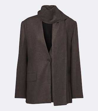 Blazer mit Schluppe | Toteme