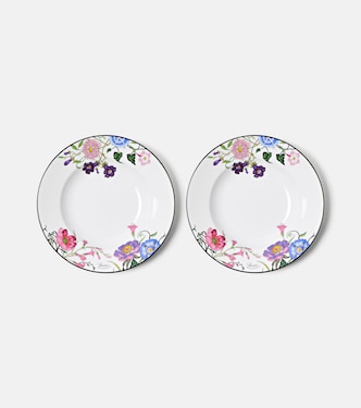Gucci Flora set of 2 porcelain soup plates | Gucci