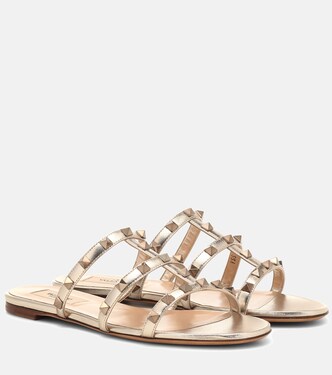 Rockstud leather sandals | Valentino Garavani