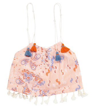 Mara printed tank top | Poupette St Barth Kids