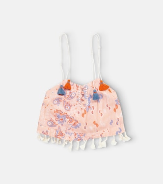 Mara printed tank top | Poupette St Barth Kids