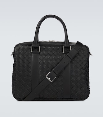 Intrecciato编织皮革公文包 | Bottega Veneta
