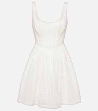 Alight bustier ramie minidress | Zimmermann