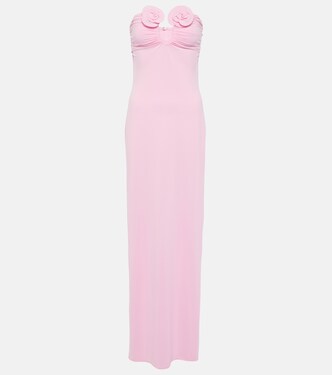 Robe longue bustier à fleurs | Magda Butrym