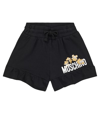 Teddy Bear cotton-blend jersey shorts | Moschino Kids