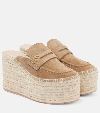 Suede espadrille wedges | Gianvito Rossi