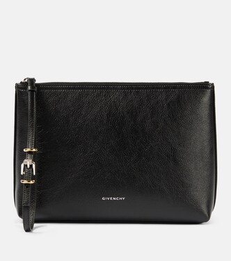 Voyou debossed leather pouch | Givenchy