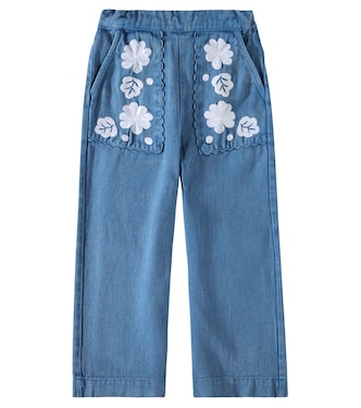 Jeans Flofi bordados | Louise Misha