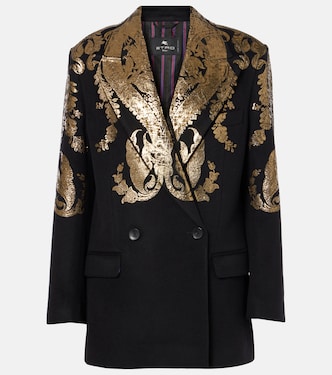 Paisley wool and cashmere blazer | Etro