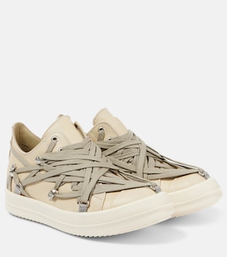 Hollywood Megalace suede sneakers | Rick Owens