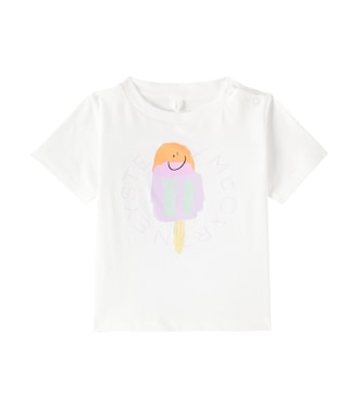 Baby printed cotton jersey T-shirt | Stella McCartney Kids