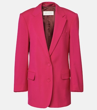 Oversized wool and mohair blazer | Dries Van Noten