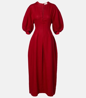 Robe longue Soleil en lin  | Faithfull