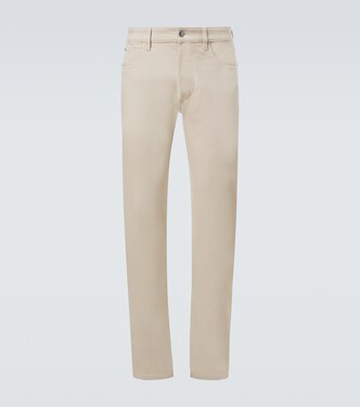 Pantalones rectos de algodón | Loro Piana