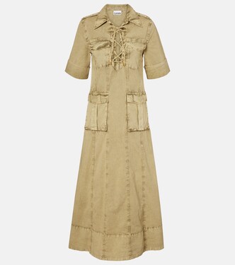 Denim maxi dress | Ganni