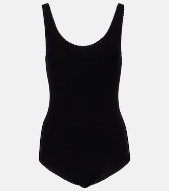 Scalloped open-back bodysuit | Magda Butrym