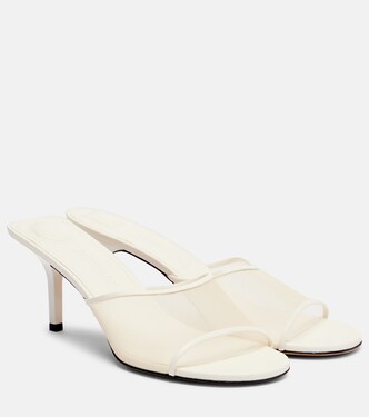 Leather-trimmed canvas sandals | Jacquemus