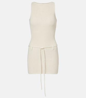 Zeal cotton and silk minidress | Aya Muse