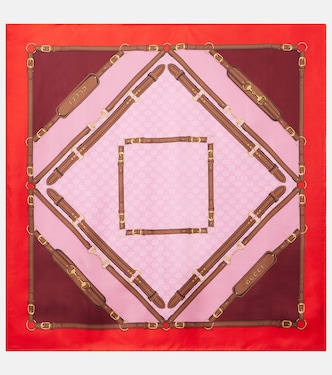 Printed silk scarf | Gucci