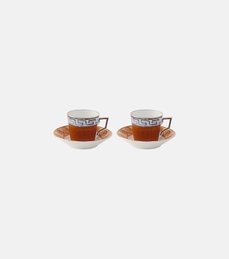 x Luke Edward Hall Il Viaggio di Nettuno set of 2 espresso cups | Ginori 1735