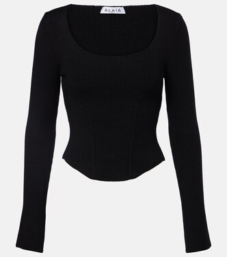 Wool-blend corset | Alaïa