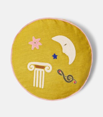 Kissen Playa Celestial aus Leinen | Jonathan Adler