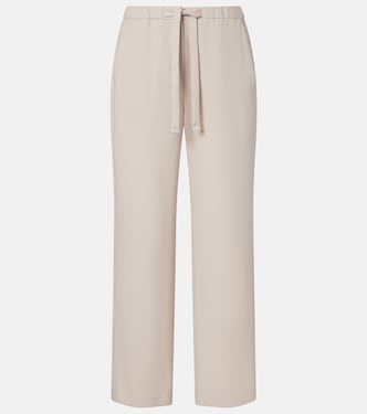 Gerade Hose Margenta aus Schurwolle | 'S Max Mara