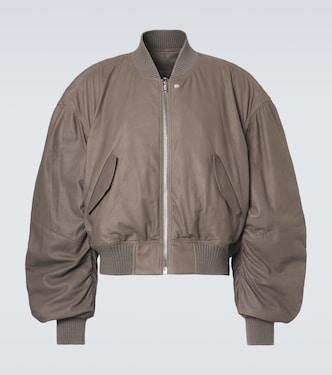 Secchia Flight leather bomber jacket | Rick Owens