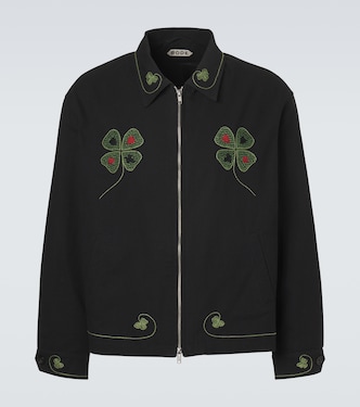 Lucky Draw cotton twill jacket | Bode