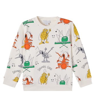 Printed cotton jersey sweatshirt | Stella McCartney Kids